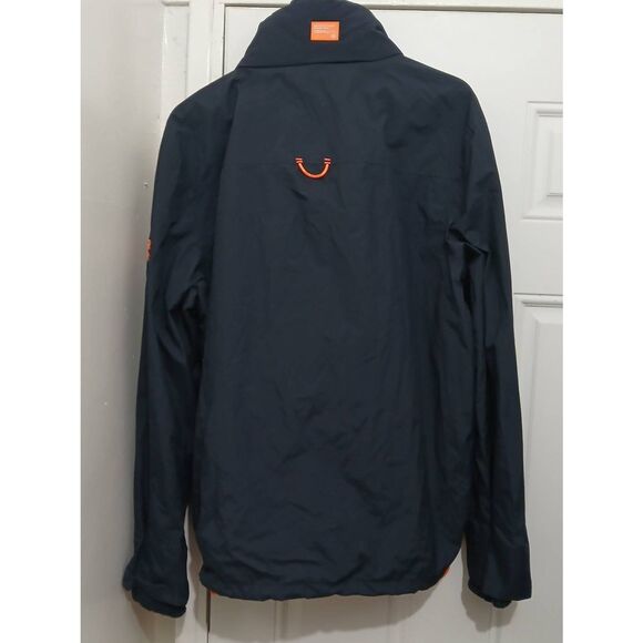 Superdry mens xl tough strong windbreaker nylon jacket navy blue - Picture 6 of 8